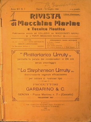 Rivista di macchine marine e tecnica nautica