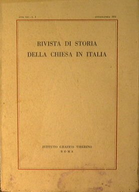 Rivista di storia della chiesa in Italia | Immagine Gallery 2
