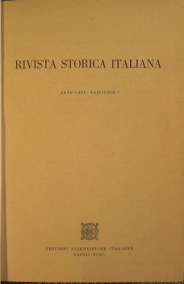 Rivista Storica Italiana