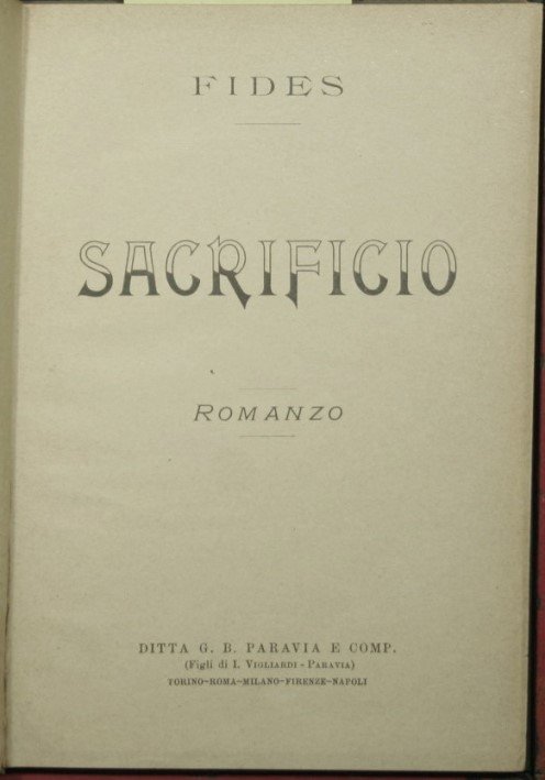 Sacrificio