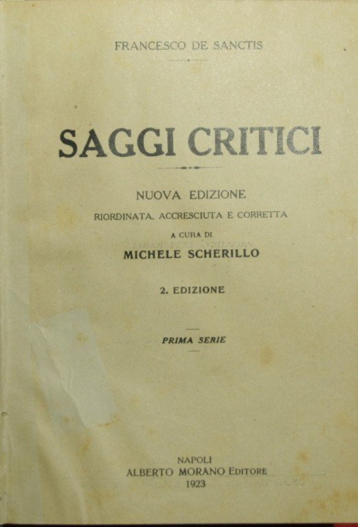 Saggi critici