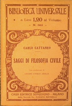 Saggi di filosofia civile