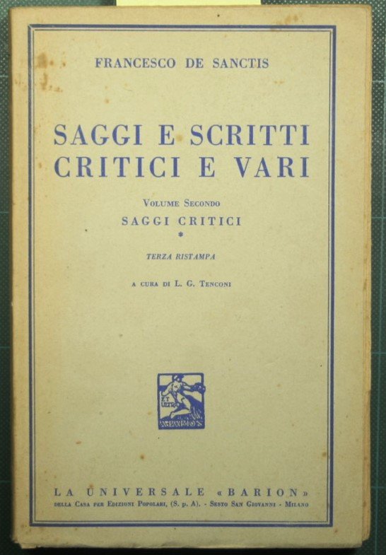 Saggi e scritti critici e vari - Vol. II - …