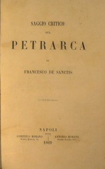 Saggio critico sul Petrarca