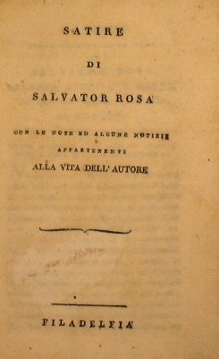 Satire di Salvator Rosa