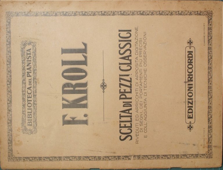 Scelta di pezzi classici. Schubert - Fantasia