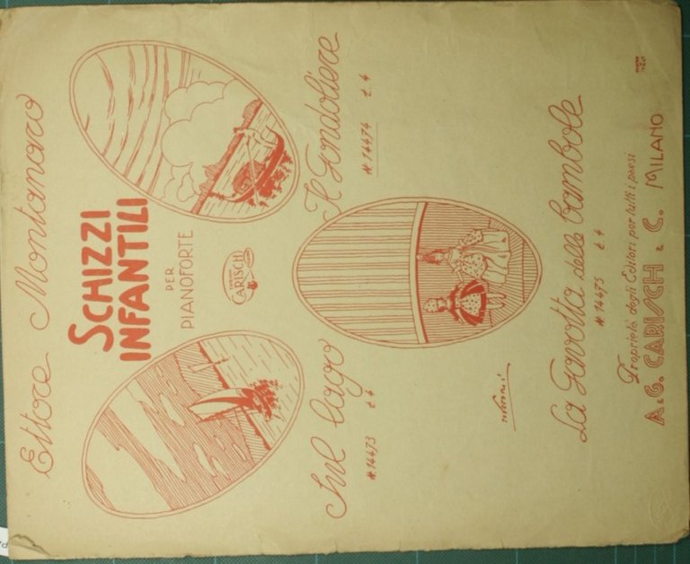 Schizzi infantili. Il gondoliere