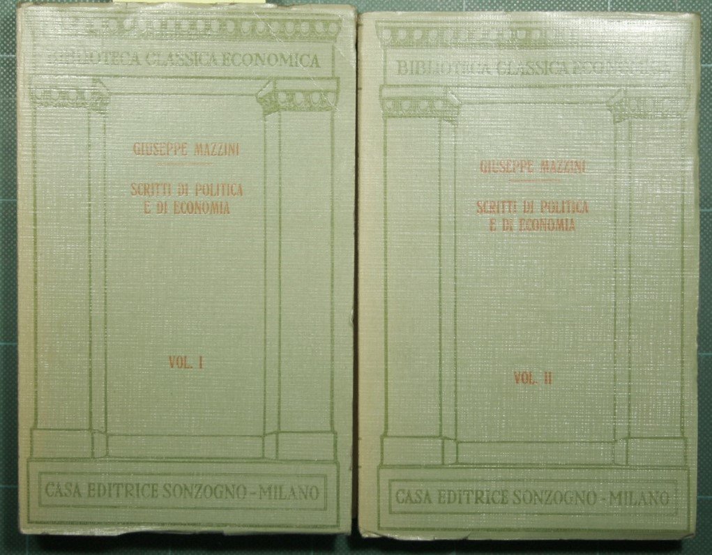 Scritti di Giuseppe Mazzini - Politica ed economia | Immagine principale