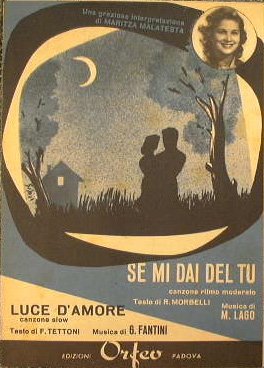 Se mi dai del tu ( canzone ritmo moderato ) …