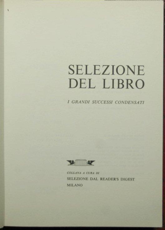 Selezione del libro - I Grandi successi condensati