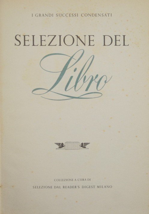 Selezione del libro | Immagine principale