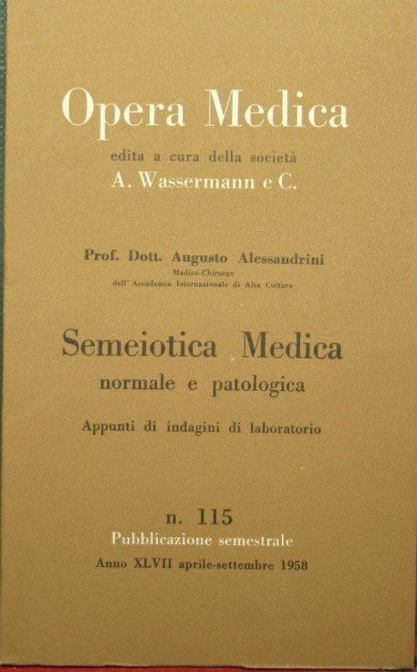Semeiotica medica normale e patologica