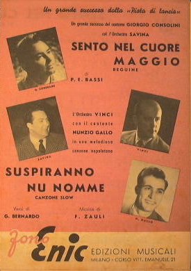 Sento nel cuore Maggio ( beguine ) - Suspiranno nu …