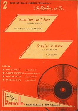 Senza nu poco e luce ( canzone beguine ) - … | Immagine Gallery 2