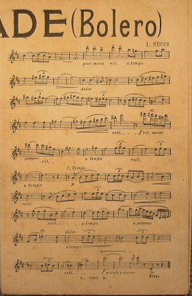 Serenade ( bolero ) ( allegretto )