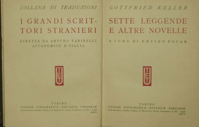 Sette leggende e altre novelle