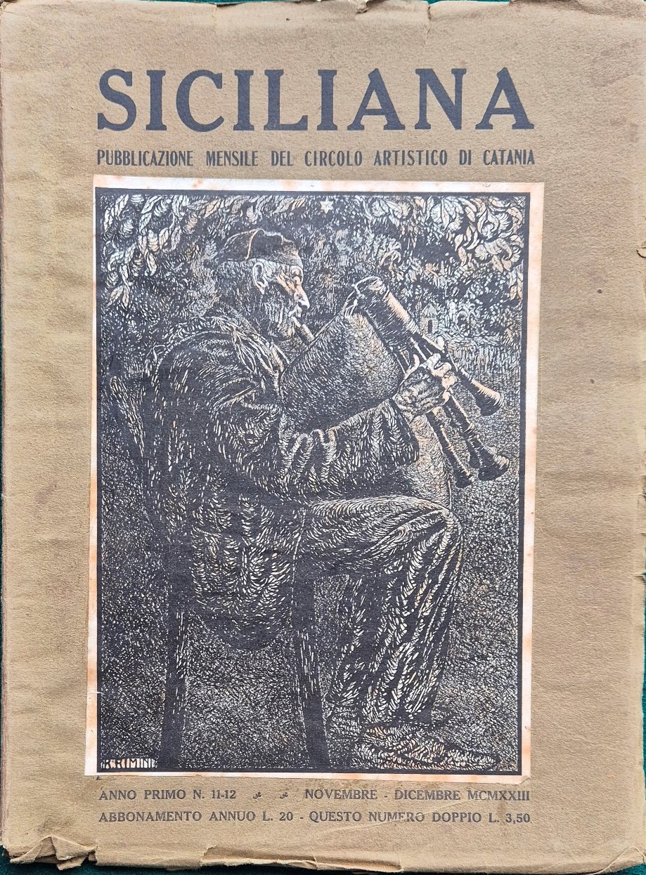 Siciliana - Anno I, N. 11-12 Novembre-Dicembre 1923 | Immagine principale