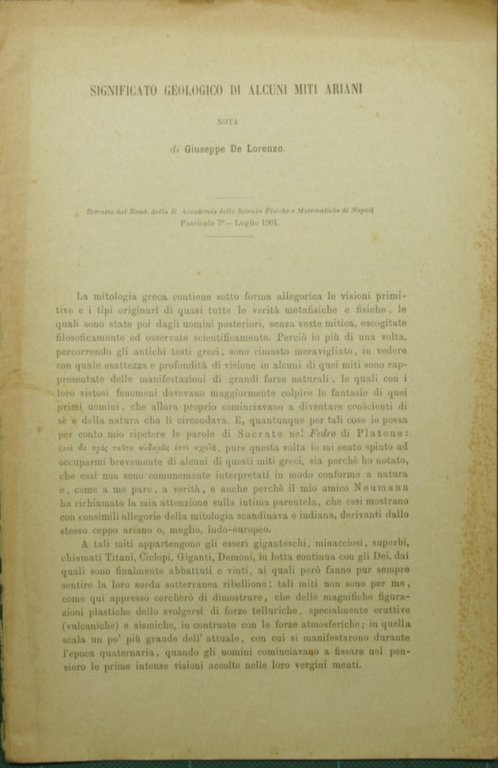 Significato geologico di alcuni miti ariani | Immagine Gallery 2