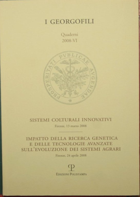 Sistemi colturali innovativi - Impatto della ricerca genetica e delle …