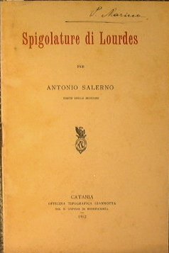 Spigolature di Lourdes