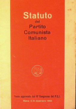 Statuto del partito Comunista italiano
