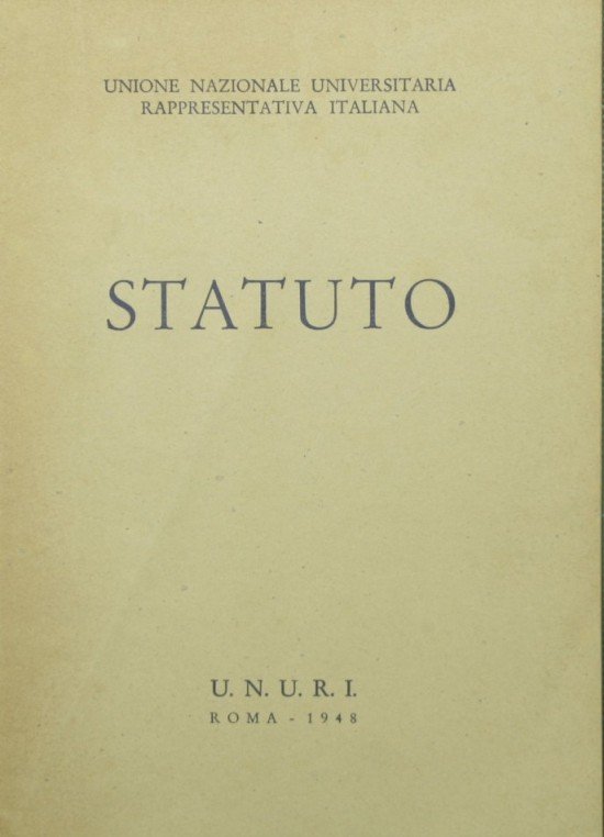 Statuto U.N.U.R.I.