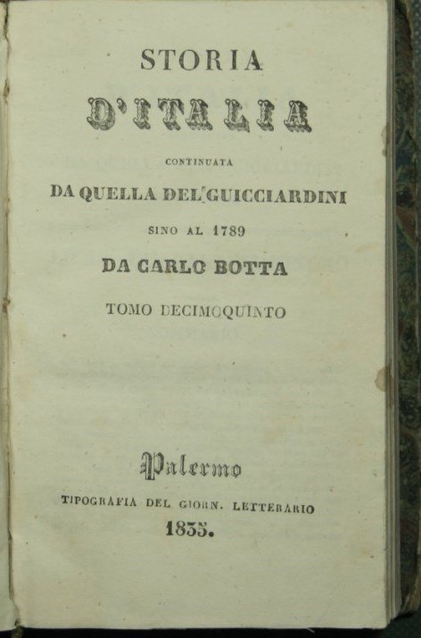 Storia d'Italia continuata da quella del Guicciardini sino al 1789 … | Immagine Gallery 3