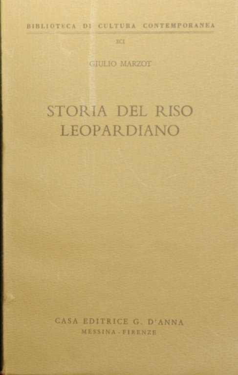 Storia del riso leopardiano