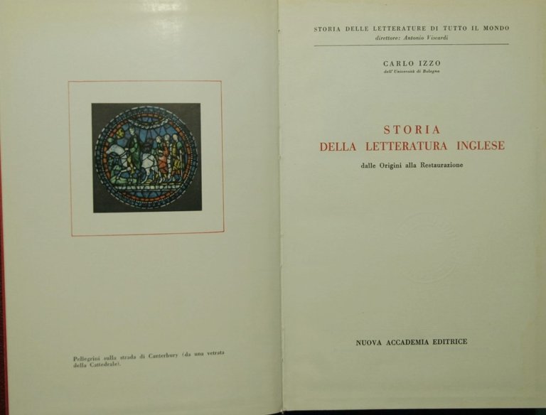 Storia della letteratura inglese dalle origini alla Restaurazione