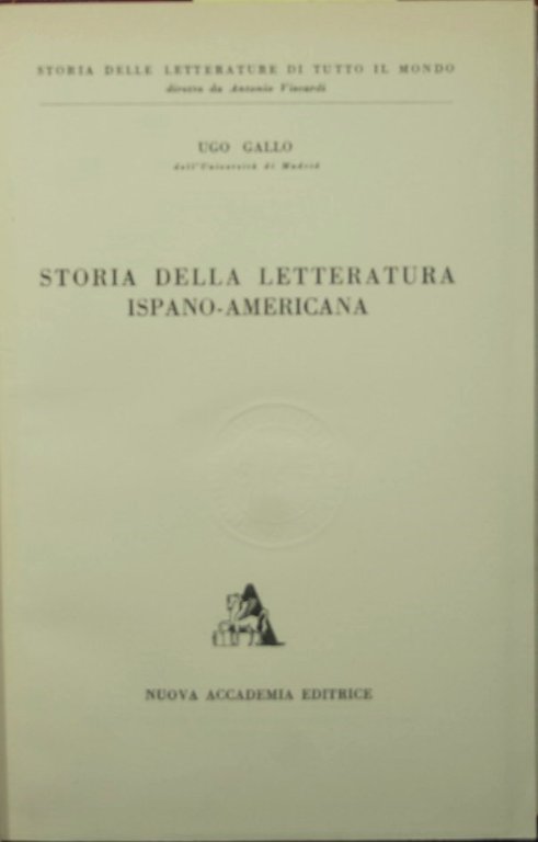 Storia della letteratura ispano americana