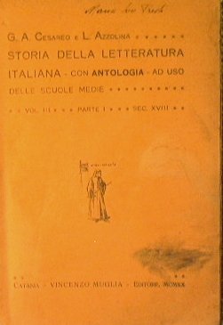 Storia della letteratura italiana