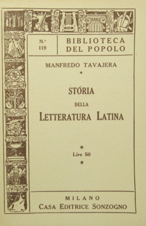 Storia della letteratura latina