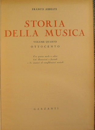 Storia della Musica dall'antichità al Novecento