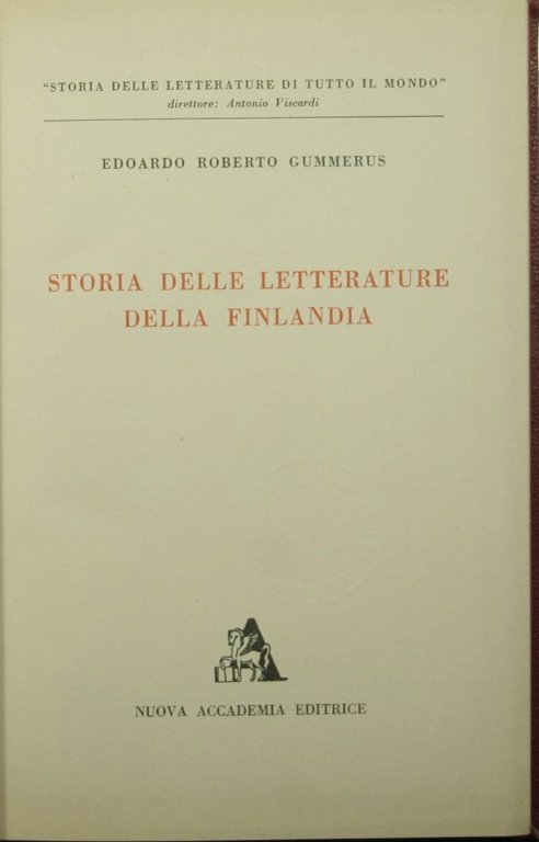 Storia delle letterature della Finlandia