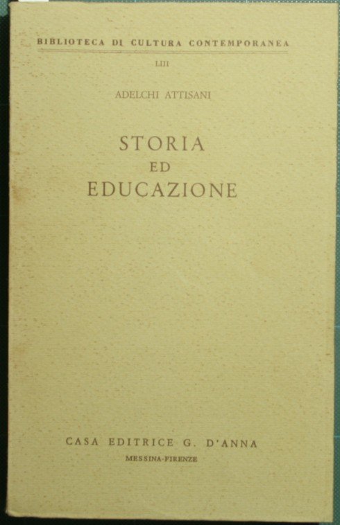 Storia ed educazione
