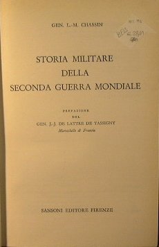 Storia militare della seconda Guerra Mondiale