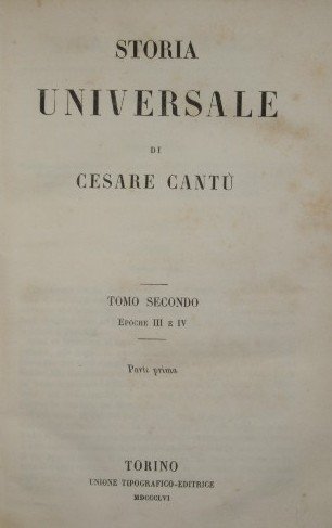 Storia Universale di Cesare Cantù. Vol. II | Immagine Gallery 3