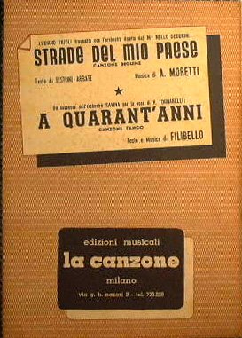 Strade del mio paese ( canzone beguine ) - A …