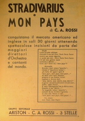 Stradivarius ( moderatamente con espressione ) - Mon Pays ( …
