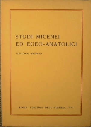 Studi micenei ed egeo-anatolici