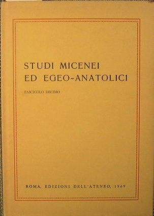 Studi micenei ed egeo-anatolici