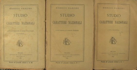 Studio sui caratteri nazionali