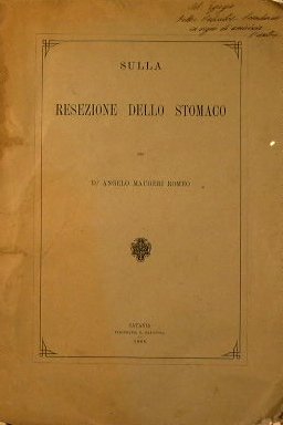 Sulla resezione dello stomaco