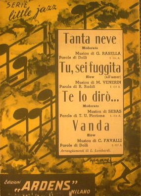 Tanta neve ( moderato ) - Tu sei fuggita all'amor …