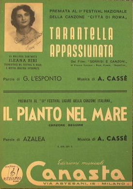 Tarantella Appassiunata ( tarantella ) - Il pianto nel mare …