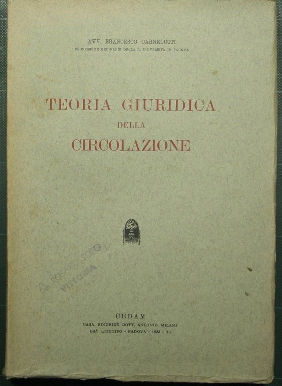 Teoria giuridica della circolazione