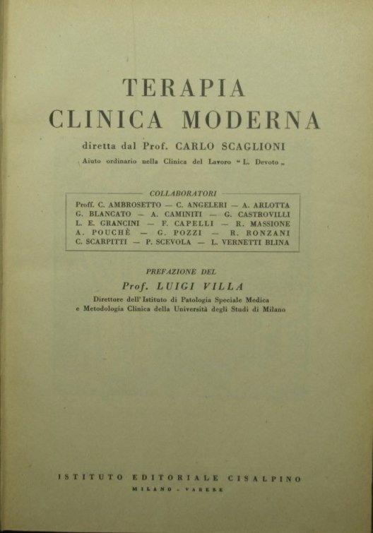 Terapia clinica moderna