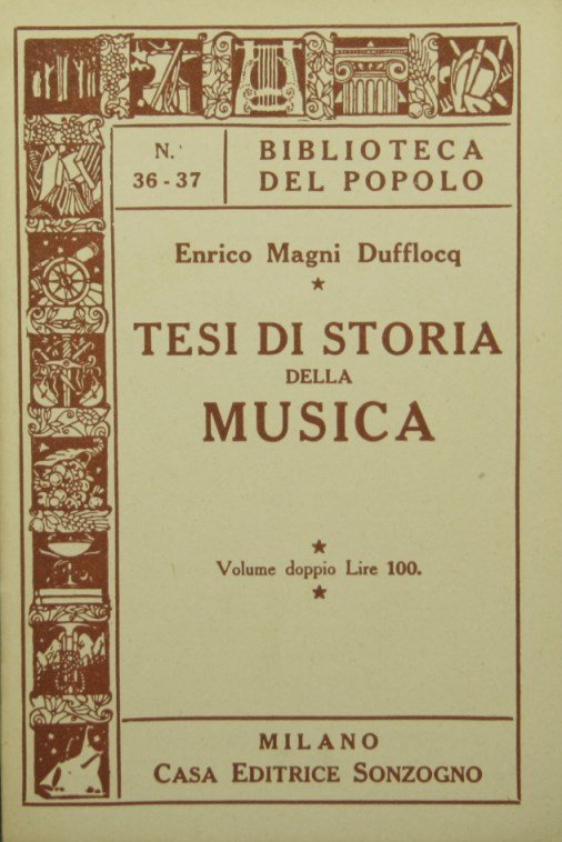 Tesi di storia della musica
