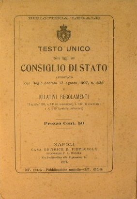 Testo unico delle leggi sul Consiglio di Stato