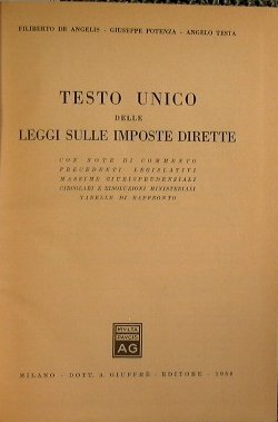 Testo unico delle leggi sulle imposte dirette